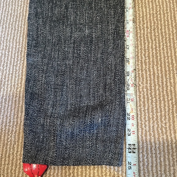 NWT THEORY trecca 2 pants in navy herring melange size 2/4 - Picture 11 of 14